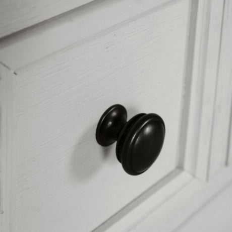 Hampstead White/Dark Brown Chest - Ornate Home