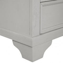 Hampstead White/Dark Brown Dresser - Ornate Home