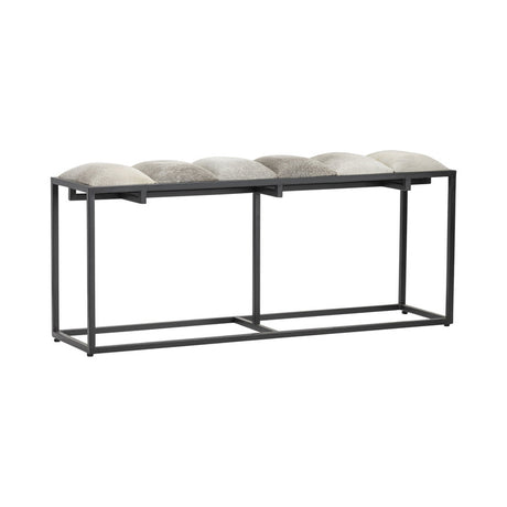 Hampton Black/Gray Bench - Ornate Home
