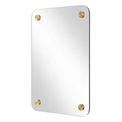 Hamrick Brass Frameless Mirror - Ornate Home
