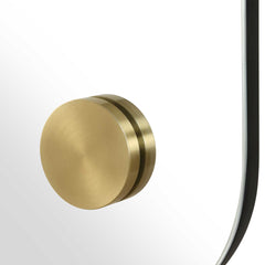 Hamrick Brass Frameless Mirror - Ornate Home