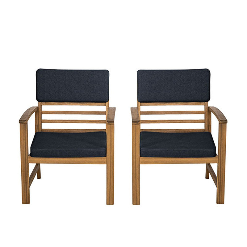 Hana Denim Blue/Natural 4 Pc. Patio Set - Ornate Home