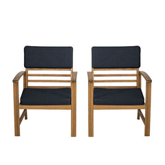 Hana Denim Blue/Natural 4 Pc. Patio Set - Ornate Home