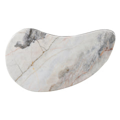 Hanale Natural Marble/Brown Coffee Table - Ornate Home