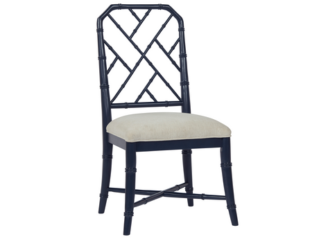 Hanalei Bay Nomad Snow/Cerulean Blue Side Chair (Set of 2) - Ornate Home