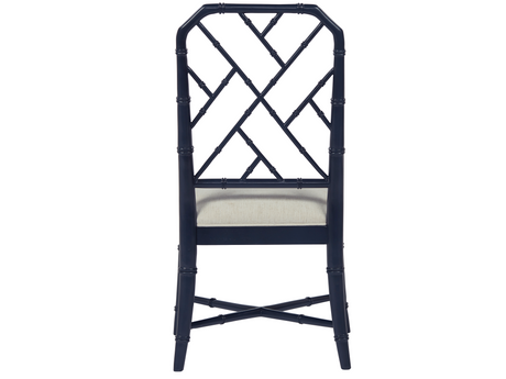 Hanalei Bay Nomad Snow/Cerulean Blue Side Chair (Set of 2) - Ornate Home