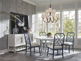 Hanalei Bay Nomad Snow/Cerulean Blue Side Chair (Set of 2) - Ornate Home
