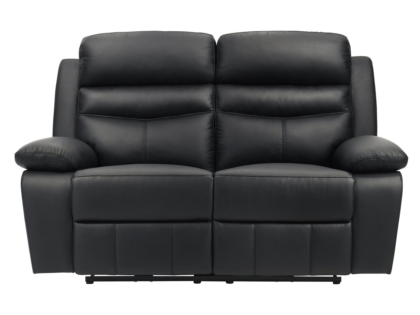 Hancock Black Power Double Reclining Loveseat - Ornate Home