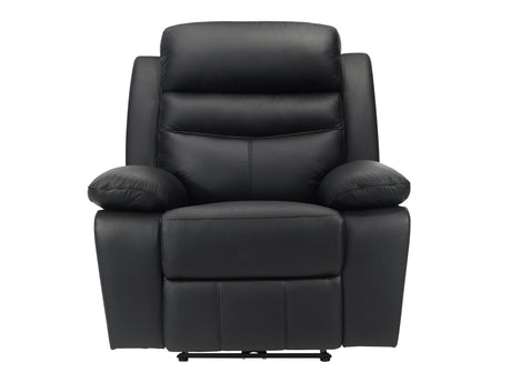 Hancock Black Power Reclining Chair - Ornate Home