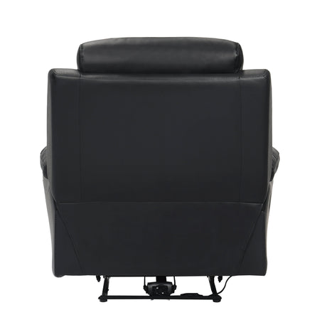 Hancock Black Power Reclining Chair - Ornate Home