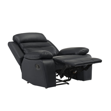 Hancock Black Reclining Chair - Ornate Home