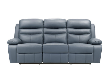 Hancock Blue Double Reclining Sofa - Ornate Home