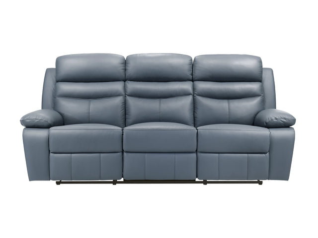Hancock Blue Double Reclining Sofa - Ornate Home