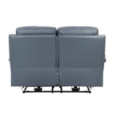 Hancock Gray Power Double Reclining Loveseat - Ornate Home