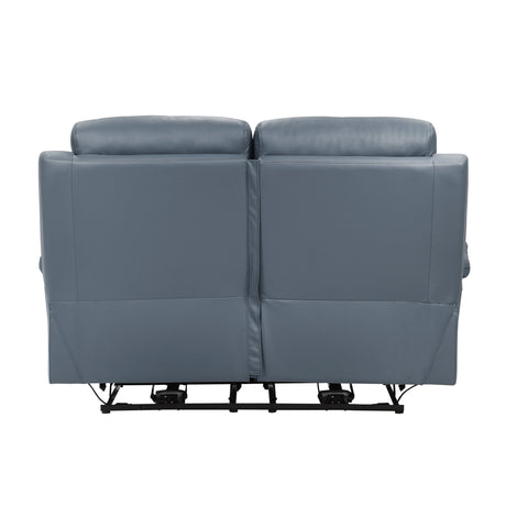 Hancock Gray Power Double Reclining Loveseat - Ornate Home