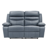 Hancock Gray Power Double Reclining Loveseat - Ornate Home