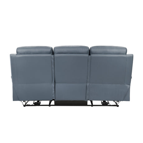 Hancock Gray Power Double Reclining Sofa - Ornate Home