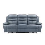 Hancock Gray Power Double Reclining Sofa - Ornate Home