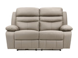 Hancock Latte Power Double Reclining Loveseat - Ornate Home