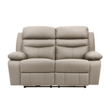 Hancock Latte Power Double Reclining Loveseat - Ornate Home