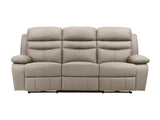 Hancock Latte Power Double Reclining Sofa - Ornate Home