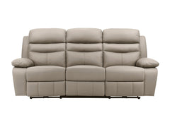 Hancock Latte Power Double Reclining Sofa - Ornate Home