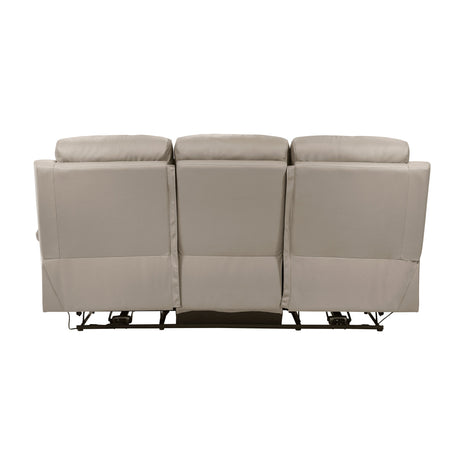 Hancock Latte Power Double Reclining Sofa - Ornate Home