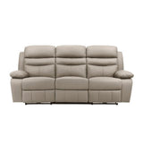 Hancock Latte Power Double Reclining Sofa - Ornate Home