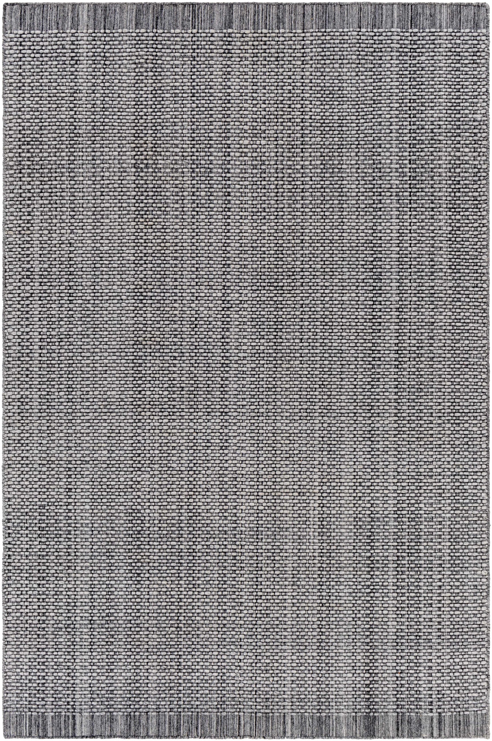 Hand Loomed Light Gray Area Rug - Clearance - Ornate Home