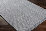 Hand Loomed Light Gray Area Rug - Clearance - Ornate Home
