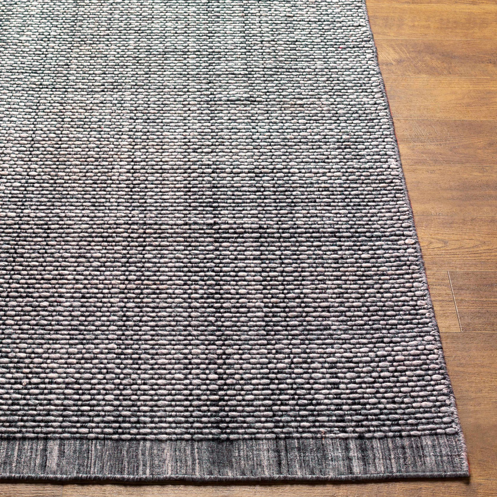 Hand Loomed Light Gray Area Rug - Clearance - Ornate Home