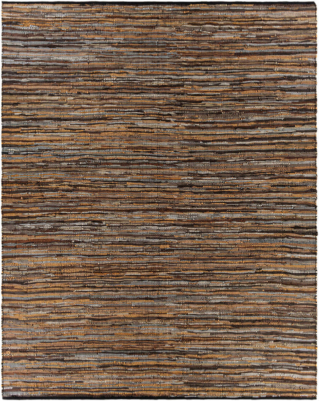 Hand Woven Leather Rag Rug - Clearance - Ornate Home