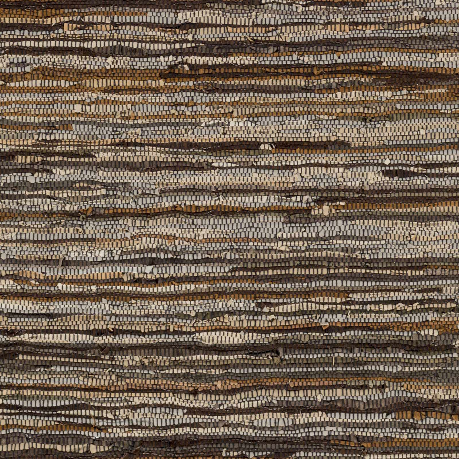 Hand Woven Leather Rag Rug - Clearance - Ornate Home