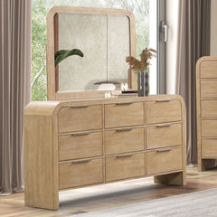 Handforth Natural Mirror - Ornate Home