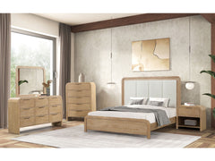Handforth Natural Queen 5 Piece Bedroom Set w/Chest - Ornate Home