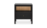 Hannah Black Nightstand - Ornate Home