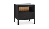 Hannah Black Nightstand - Ornate Home