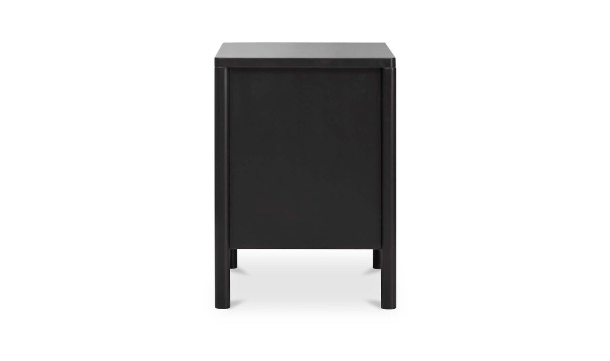 Hannah Black Nightstand - Ornate Home