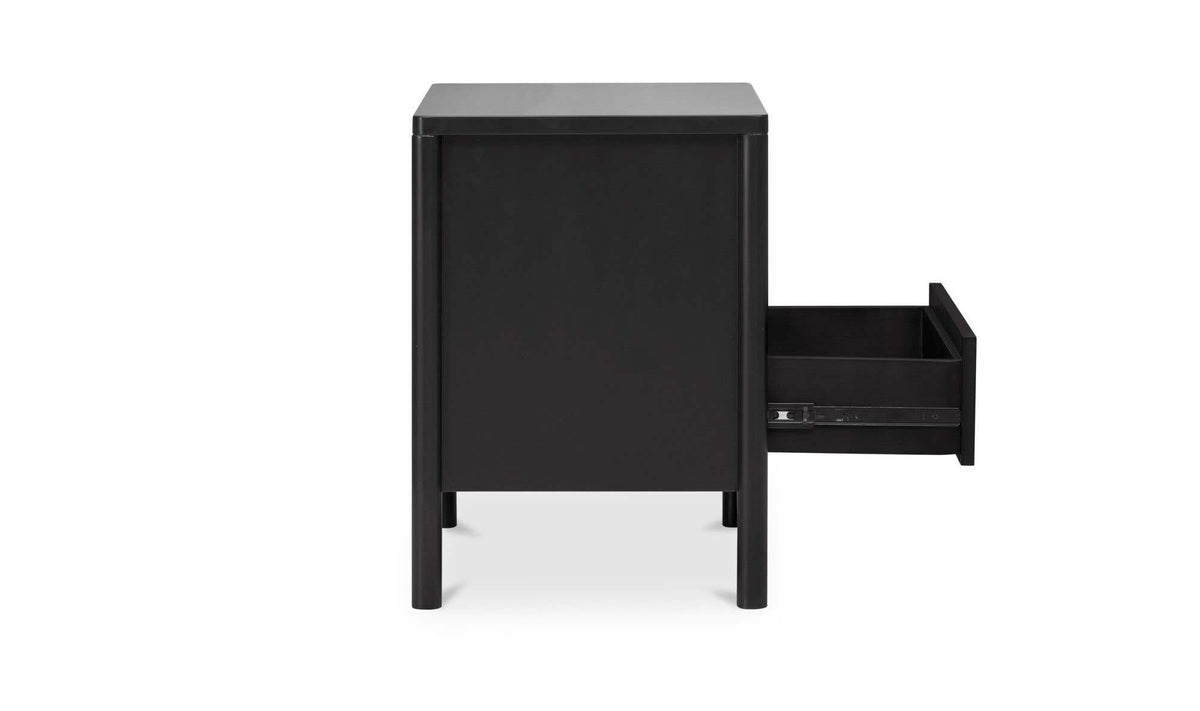 Hannah Black Nightstand - Ornate Home