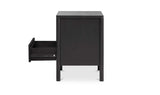 Hannah Black Nightstand - Ornate Home