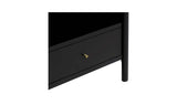 Hannah Black Nightstand - Ornate Home