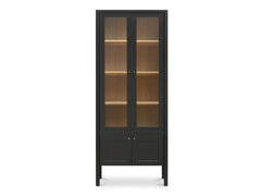 Hannah Black Tall Cabinet - Ornate Home