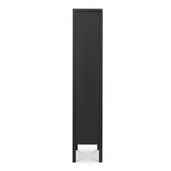 Hannah Black Tall Cabinet - Ornate Home