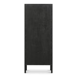 Hannah Black Tall Cabinet - Ornate Home