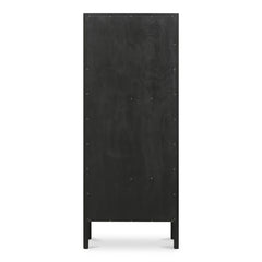Hannah Black Tall Cabinet - Ornate Home
