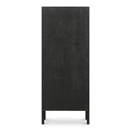 Hannah Black Tall Cabinet - Ornate Home