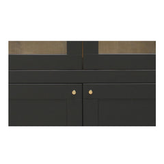 Hannah Black Tall Cabinet - Ornate Home