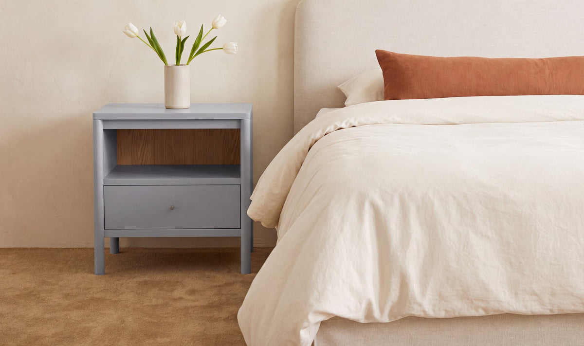 Hannah Blue Nightstand - Ornate Home