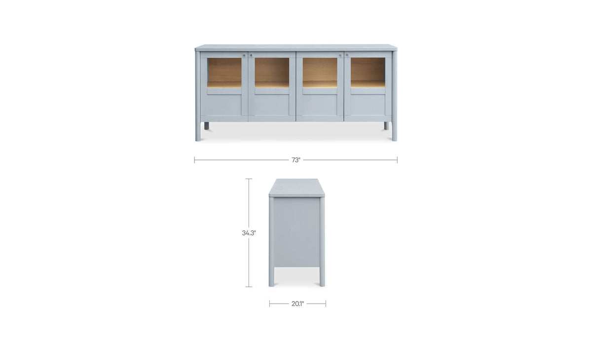 Hannah Blue Sideboard - Ornate Home