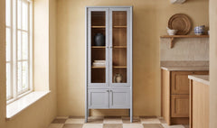 Hannah Blue Tall Cabinet - Ornate Home
